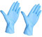 Super Mundo - Guantes de nitrilo, 200 pcs caja (L, Azul), guantes nitrilo, sin polvo y sin látex, guantes desechables, guantes de examen, no estériles (L, Azul)