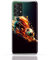 CoverHeld Hülle für iPhone 6 / 6s Handyhülle Schutzhülle aus Silikon TPU Softcase mit Motiv 3487 Fußball Spieler Abstrakt Orange Farben