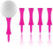 LWMLWM 100 Stück Rosa Golf Tees, 57mm Golf Tees Kunststoff (2-1/4)