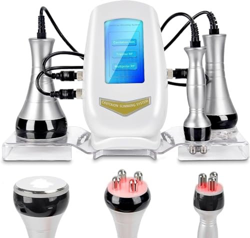 Cozion 40K Abnehmen Maschine kavitationsgerät, 3 in 1 Cellulite Massagegerät Radiofrequenz Gerät Körper RF Gesichtskosmetik Maschine und Schönheitsmaschine Straffung & Modellierung Hautstraffend