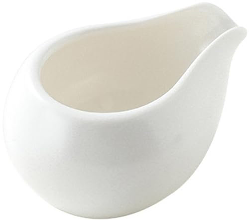 Ciieeo Ceramic Milk Jug Small Porcelain Creamer with Easy Pour Spout Nordic Style 3.7X2 Inch Mini Syrup Pitcher for Coffee Tea and Sauce Serving