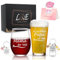 Joymaking Weinglas und Bierglas Set mit Gravur - Für Die Beste Mama&Den Besten Papa der Welt, Geschenke für Eltern Papa Mama, Personalisiertes Eltern Geschenk zum Muttertag Vatertag Geburtstag