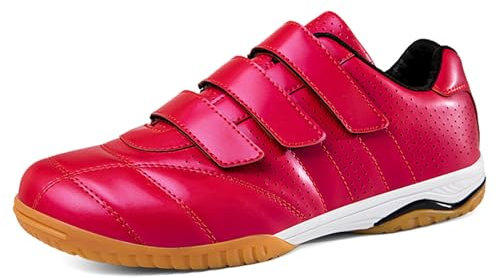 Fechtschuhe Professionelle Trainings-Und Sportschuhe for Damen Und Herren Florettfechtausrüstung for Jugendliche rutschfeste Fechtschuhe for Wettkämpfe (Dicke : Red, Size : 40)