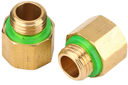 2PCS High Pressure Sprayer Reducer Adapter, G3/8 Internal Thread to G1/4 External Thread Sprayer Adapter, for Irrigation of Bathroom, Washing Machine, Industrial