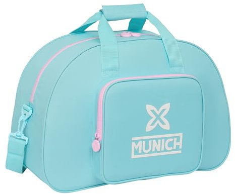 Safta Munich Heaven - Sporttasche, Rucksack, ideal für Kinder verschiedener Altersgruppen, bequem und vielseitig, Qualität und Widerstandsfähigkeit, 48 x 21 x 33 cm, Himmelblau, Himmelblau, Estándar,