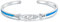 WINNICACA Damen Armband 925 Sterlingsilber Blau Opal Armreif Keltischer Knoten Verstellbar Manschette Armbänder Schmuck Geburtstag Geschenke für Frauen