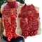 XehCaol Halloween Leiche Blutig Zombie Decoration Fake Halloween Kostüm Deko Horror Bloody Intestine Torso Chest Fake Dead Body Cosplay Props (Red Body)