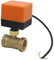 Kugelhahn-Set, 2-Wege-Messingventil, motorisierter Kugelhahn, elektrischer Kugelhahn, elektrischer Stellantrieb, DN15 DN20 DN25 DN32 DN40(Size:DN15,Color:AC24)