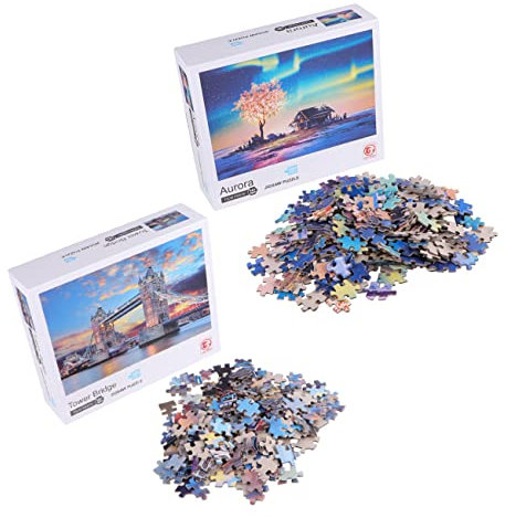 MUSISALY 1000stücke Papierpuzzle Für Junge Mädchen Lernspielzeug Aus Strapazierfähigem Material Modische Muster Für Junge Mädchen Ab Jahren