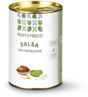 Salsa con Pistacchio Greci Pistacchio 57% Pronto Fresco Latta da 400 g