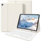 zoyu Keyboard Case for iPad 11th Generation (A16) 11 Inch 2025, iPad 10th Gen 10.9 Inch 2022, Magnetically Detachable Wireless Keyboard, Smart Stand Folio Cover with Pencil Holder, Beige