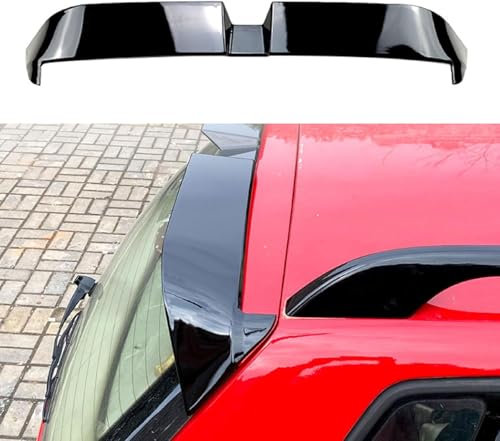 AnJWen Auto Heckspoiler Spoiler für VW Polo 9N 2003-2008, Auto Kofferraum Heck Spoiler Heckflügel Lippe Spoiler Heckspoiler Car Tuning Accessories,1 Bright Black