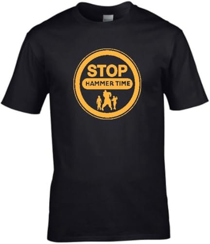 Stop Hammer Time MC Hammer Rap Dance Music Herren T-Shirt, Tsbpp-3340, L