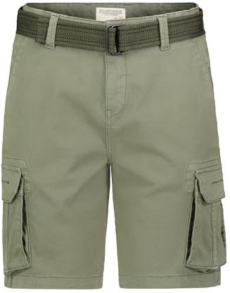 Eight 2 Nine Herren Cargo Shorts | Baumwolle | Regular Fit | unifarben | wärmend | Reißverschluss | casual-Style | ideal für Streetwear