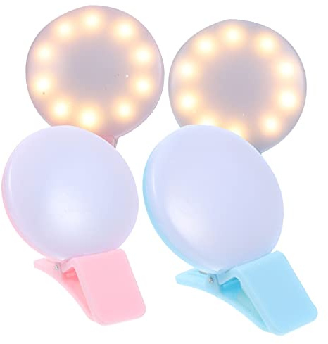 DIYEAH 4pièces Lampe Infirmière à Clip Rechargeable Usb Lot De Lampes Pour à Main Petite Infirmière Avec Lumière Chaude