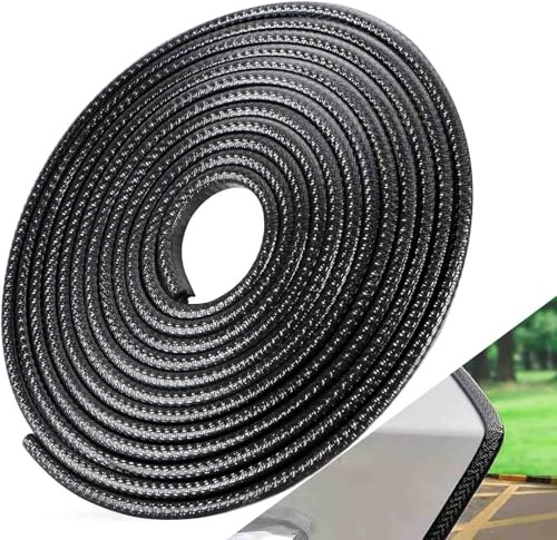 Car Door Protector 10M/32Ft Car Door Edge Protector Black Rubber Edge Trim | U Channel Edging Trim Grommet Strip