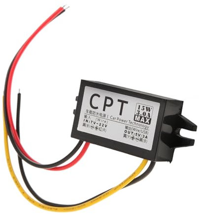Operitacx 12V Stabilizzatore Regolatore Tensione per Auto Convertitore con Uscita Stabile e per Dispositivi