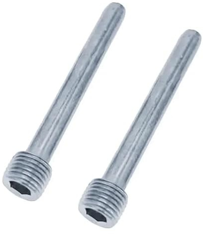 Tornillo de fijación de la pastilla de freno de disco de la bomba inferior de motocicleta, perno guía hexagonal, pasador guía, rosca M10, paso de 10 mm 1(2pcs)
