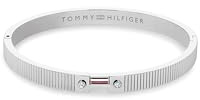 Tommy Hilfiger Jewelry Armreif für Damen Kollektion in Edelstahl verziert mit Kristallen - Erhältlich aus Gold oder Silber
