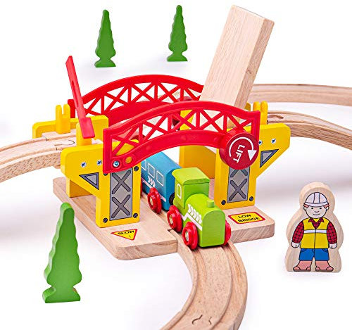 Bigjigs Rail Hubbrücke Für Holzeisenbahn