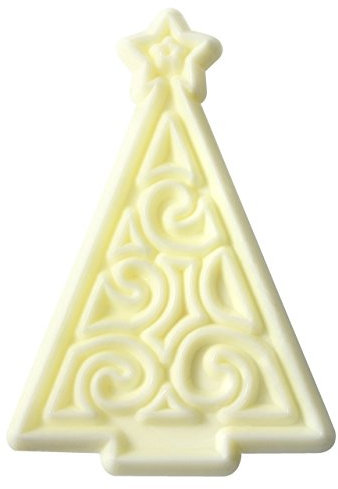 PME JEM Christmas Scroll Tree Cutter, White, 9 x 2 x 11 cm
