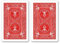 SOLOMAGIA Single Card Bicycle Gaff Cards - Double Red Back - Gaff Kartenspiel - Zaubertricks und Magie