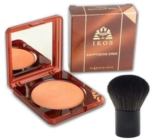 Ikos Original Egyptische Erde 13g Naturelle + Kabuki Pinsel