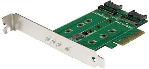 StarTech.com 3 Port M.2 SSD (NGFF) Adapterkarte - 1x PCIe (NVMe) M.2, 2x SATA III M.2 - PCIe 3.0 - PCI Express 3.0 M.2 NGFF Karte