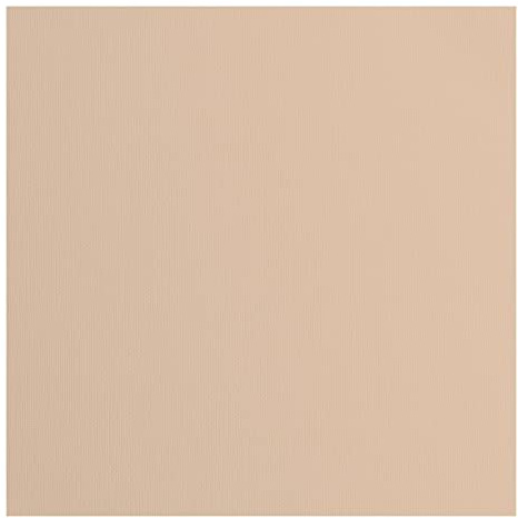 Florence Cardstock Textured - Coloured Card Making Supplies 12 x 12 inch - Beige - 20 Sheets - Coloured Paper for Scrapbooking, Card Making, Die Cutting and Paper Crafts - 216 GSM - Parchment