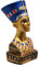 Nefertiti, Büste der Königin des Alten Ägypten, als die Frau und die Schöne, handgefertigte Figur aus künstlichem und natürlichem Stein