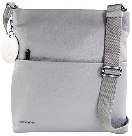 Mandarina Duck Damen Mellow Leather Tracolla Schultertasche Grau (Gargoyle)