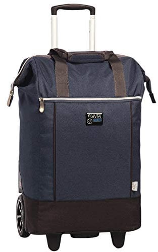 Punta® Einkaufstrolley Big Wheel 40L | großer & Stabiler Einkaufsroller mit XL-Rädern | leise & leichtgängig | Einkaufstrolley modern & vielseitig für Einkauf & Transport – Marineblau