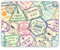 Galerie von Pass-Stempel Mauspad-Auflage - Reisen Seine Hers Geschenk-Computer # 14446