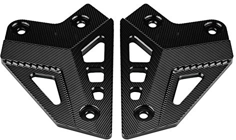 Pédales de frein, repose-pied de moto, protège- de protection pour Z900 2017-En avant(le noir)