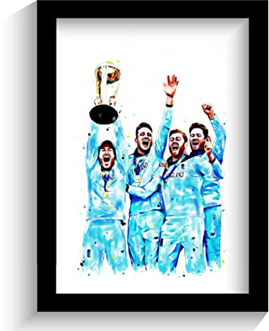 ENGLAND CRICKET WORLD CUP WINNERS - FRAMED ART PRINT