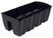 PAFEN Fioriera della serie Crown DCRO600 da balcone, per ringhiere, vaso da 18 l, in plastica, antracite