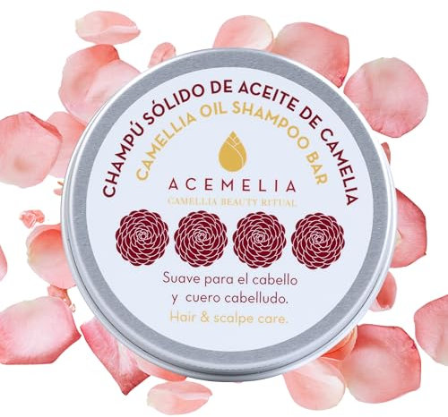 Shampooing Solide à l'Huile de Camélia sans sulfates, parabènes ni silicones - Méthode Curly