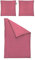 Irisette Essential Mako-Satin Bettwäsche Carla rot, 1 Bettbezug 135 x 200 cm + 1 Kissenbezug 80 x 80 cm