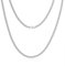 Jewlime Silber Kette Herren, Klassische Miami Herren Kubanische Kette Halskette Schmuck Geschenk für Damen Männer Jungen, Hip-Hop & Coole Herren Halskette, 316l Edelstahl, 4mm Breite, 18 Zoll
