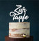 Cake Topper Acryl/Holz Zur Taufe heilige Taufe, Topper, Caketopper, Einstecker, Stecker, Torte, Kuchen, Tortenstecker (Weiß) Art.Nr. 5181