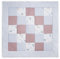 Amilian Baby Krabbeldecke Patchworkdecke als Geschenk Spieldecke Laufgittereinlage Decke Kuscheldecke Spielmatte Kinder Matte Baumwolle Erstausstattung Patchwork Krabbelmatte M101 145x145cm