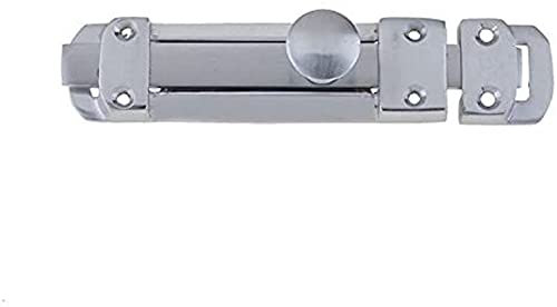 Heavy Surface Door Bolt 100mm - Satin Nickel