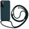 Keteen handyband hülle für Samsung Galaxy S20 FE Handyhülle mit Band Slim Silikon S20 FE hülle mit Abnehmbar Kordel Stossfest Bumper Cover zum Umhängen Necklace Handyhülle für Samsung S20 FE-Grün
