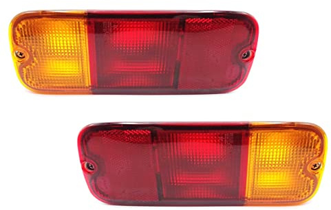 HZ-DESIGN Rückleuchte Heckleuchte Rücklicht Links + Rechts kompatibel mit Suzuki Jimny SN 1998- Grand Vitara 1996-