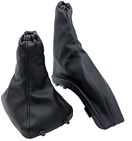 Schalthebelknauf Leder Auto Handbremse Schaltmanschette Staubschutz Fall Schalthebel Schaltknauf Für Opel Für Astra II G Für Zafira A 1998–2010 5-Gang Schaltknauf Hebel (Farbe : 2Pcs)