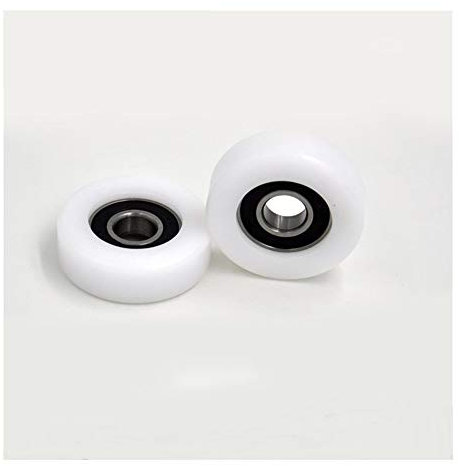 6001 2RS Kugellager bedeckt mit POM-Kunststoff (2ST) 12x45x14mm Plastik Pulley Bearings 6001 RS YIJIAN