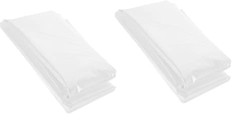 YARNOW 2st Sofa-staubschutz Sofabezug Aus Kunststoff Sofaschutz Sofa-Couch-abdeckungen Staubschutz Für Möbel Abdeckung Für Terrassenmöbel Robuster Sofabezug Plastik Haustier Stuhlbezug
