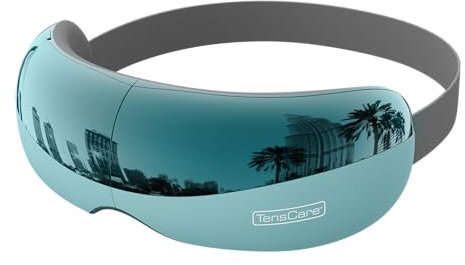 TensCare Oko – 3 in 1 Eye Massager with Heat, Compression and Vibration. Relieve Fatigued Eyes, Improve Sleep, Relieve Stress. Built in Speakers. Perfect for Travel and After Staring at Screens.