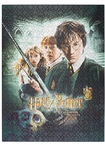 Grupo Erik Harry Potter Puzzle | 500 Piece Jigsaw Puzzles | 24 x 17 inches - 61 x 45.7 cm | Harry Potter and the Chamber of Secrets | Includes Gift Box & Poster | Home Decor | Harry Potter Gifts