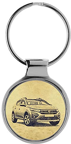 KIESENBERG 3D Porte-clés Cadeau pour Dacia Sandero Stepway III Fan A-5620